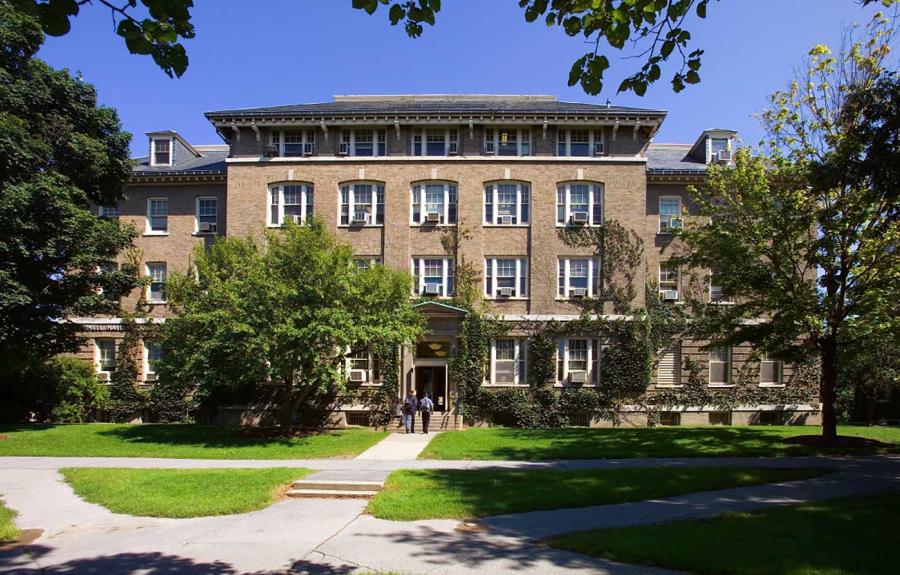 Caldwell Hall in summer