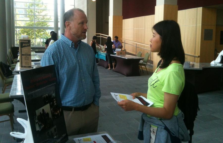 Nathan Lindberg at orientation