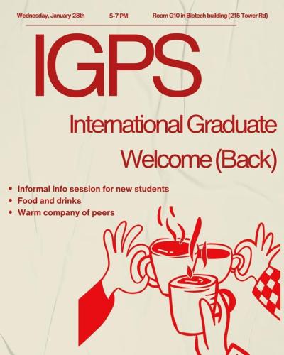 IGPS Welcome Back flier